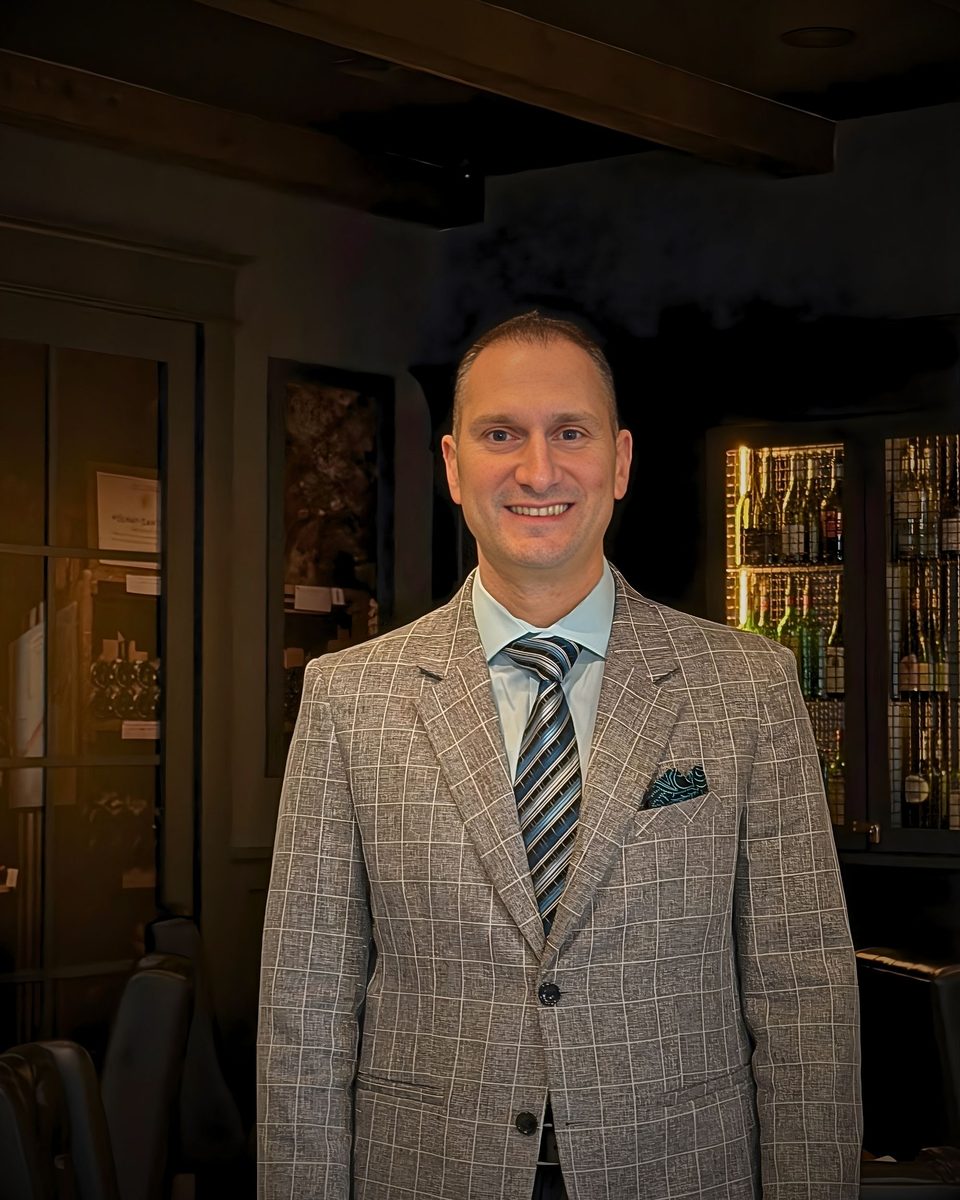 Dr. Dimitrios Jimmy Kilimitzoglou, founder of Enology Wine Bar and Bistro